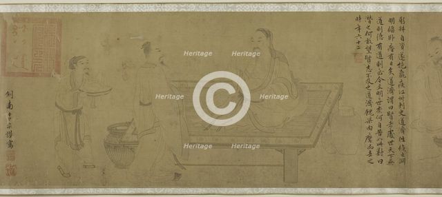 History of the Life of Tao Yuanming, China, Ming dynasty (1368-1644). Creator: Li Zongmo.