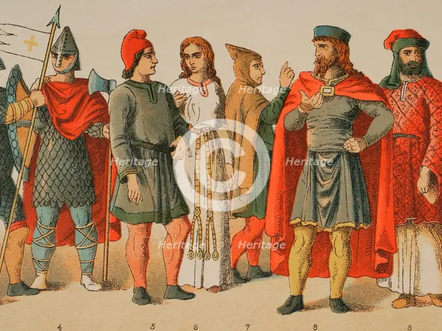 History of France, 1000, (1884).  Creator: Unknown.