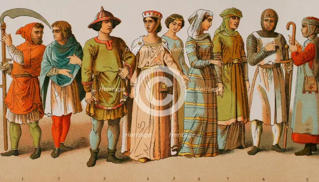 History of France, 1000, (1884).  Creator: Unknown.