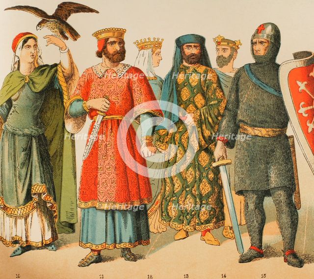 History of France, 1000, (1884). Creator: Unknown.