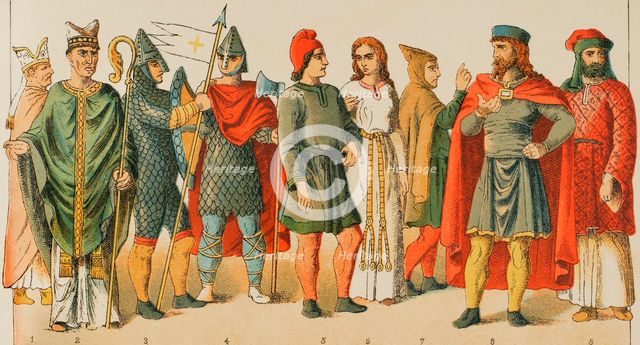 History of France,1000, (1884).  Creator: Unknown.