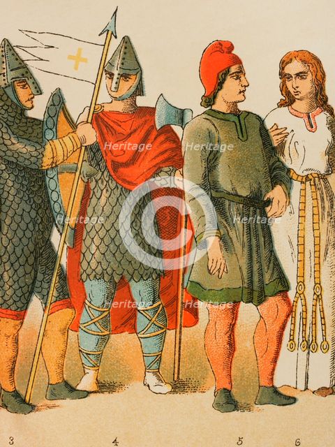 History of France, 1000, (1884).  Creator: Unknown.