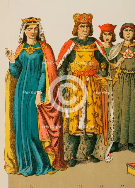 History of Germany, 1200, (1881).  Creator: Unknown.