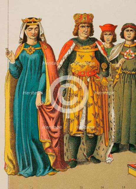 History of Germany, 1200, (1881).  Creator: Unknown.