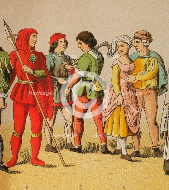 History of Germany, Middle Ages, 1450-1500, (1881).  Creator: Unknown.