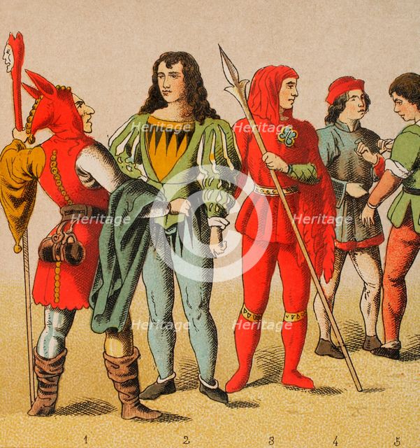 History of Germany, Middle Ages, 1450-1500, (1881).  Creator: Unknown.
