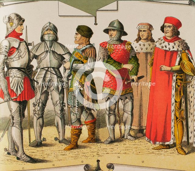 History of Germany, Middle Ages, 1450-1500, (1881).  Creator: Unknown.