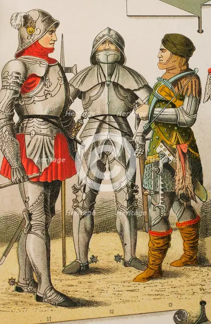 History of Germany, Middle Ages, 1450-1500, (1881).  Creator: Unknown.