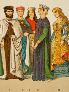 History of Germany, Middle Ages, 1200, (1881). Creator: Unknown