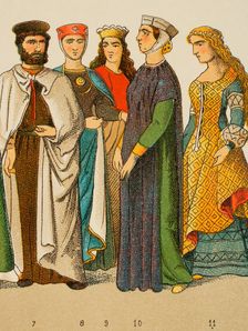 History of Germany, Middle Ages, 1200, (1881). Creator: Unknown