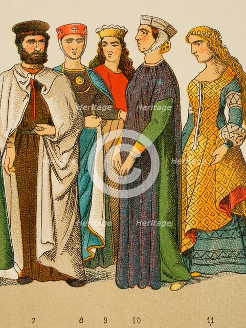 History of Germany, Middle Ages, 1200, (1881).  Creator: Unknown.