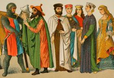 History of Germany, Middle Ages, 1200, (1881). Creator: Unknown