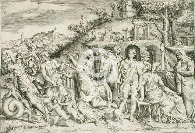 History of Jason and Medea, c1565. Creator: Giulio Bonasone.