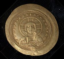 Histamenon of Constantine IX Monomachos (1042-55), Byzantine, 1042-55. Creator: Unknown