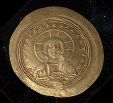 Histamenon of Constantine IX Monomachos (1042-55), Byzantine, 1042-55. Creator: Unknown