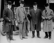 H.J. Titus, Dr. H. Wiley, A.D. Charlton, [and] Dr. Geo. Ainslie, between c1910 and c1915. Creator: Bain News Service
