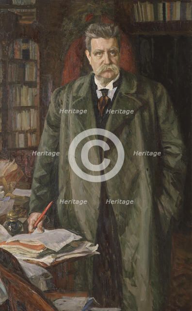 Hjalmar Branting, 1860-1925. Creator: Sven Richard Bergh.