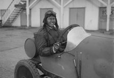 HJC Smith in his Eric-Campbell at the JCC 200 Mile Race, Brooklands, Surrey, 1921. Artist: Bill Brunell