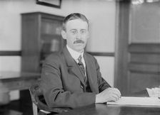 H.L. Stimson at desk writing, 1910. Creator: Bain News Service