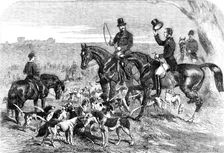 H.R.H. Prince Albert's Harriers, 1856. Creator: Harrison Weir