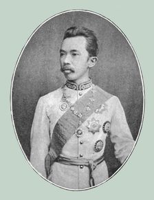 H.R.H. Prince Damrong, half brother to the King of Siam 1891. Creator: Unknown