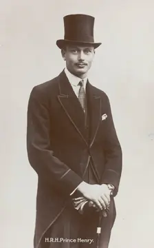 HRH Prince Henry, wearing a top hat, c1880s. Creator: Unknown
