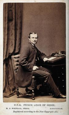 HRH Prince Louis of Hesse. Creator: Henry Joseph Whitlock