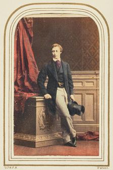 H.R.H. Prince of Wales, June 6, 1861. Creator: Camille Silvy