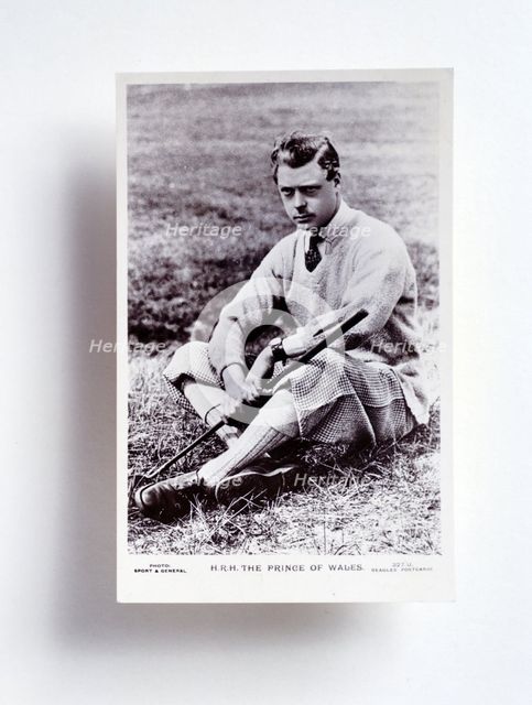 HRH Prince of Wales, (later King Edward VIII), c1920. Creator: Unknown.