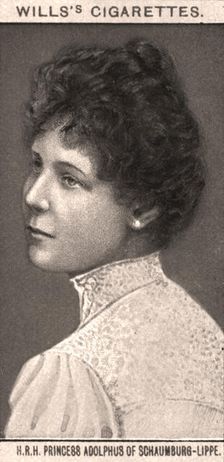 H.R.H Princess Adolphus of Schaumburg-Lippe, 1908.Artist: WD & HO Wills