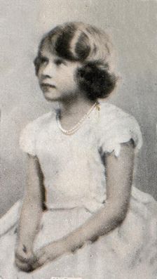 HRH Princess Elizabeth Alexandra Mary, of York, 1935. Artist: Marcus Adams
