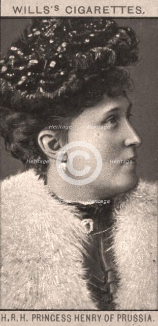 H.R.H Princess Henry of Prussia, 1908.Artist: WD & HO Wills