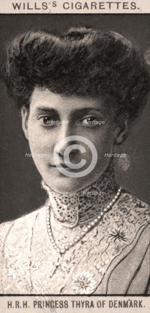 H.R.H Princess Thyra of Denmark, 1908.Artist: WD & HO Wills