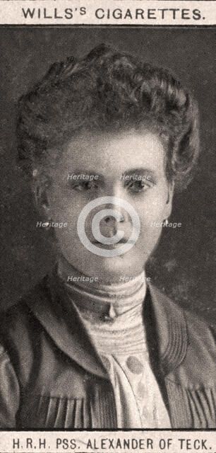 H.R.H, PSS. Alexander of Teck, 1908.Artist: WD & HO Wills