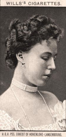H.R.H, PSS. Ernest of Hohenlohe-Langenbourg, 1908.Artist: WD & HO Wills
