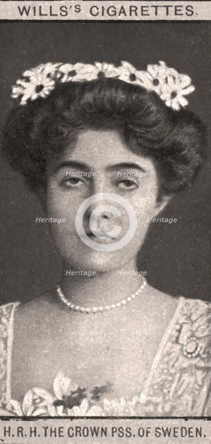 H.R.H The Crown PSS. Of Sweden, 1908.Artist: WD & HO Wills