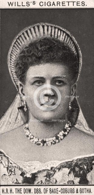 H.R.H, The Dow, DSS. Of Saxe-Coburg & Gotha, 1908.Artist: WD & HO Wills