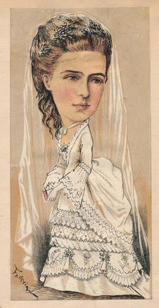 H.R.H. The Duchess of Ednburgh 1874. Artist: Faustin
