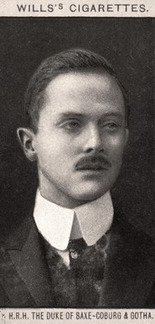 H.R.H The Duke of Saxe-Coburg & Gotha, 1908.Artist: WD & HO Wills