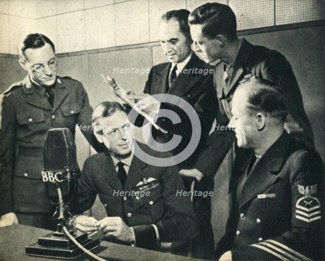 'H.R.H. the late Duke of Kent taking part in  American Independence Day', 1942. Creator: Unknown.