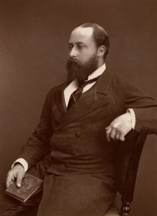 HRH the Prince of Wales, 1876.Artist: Lock & Whitfield