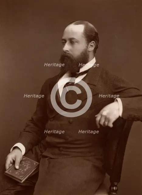 HRH the Prince of Wales, 1876.Artist: Lock & Whitfield