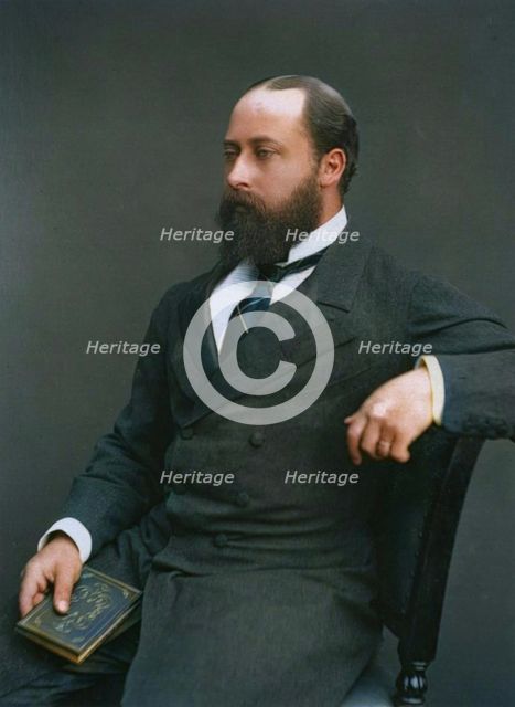 HRH the Prince of Wales, 1876. Creator: Lock & Whitfield.