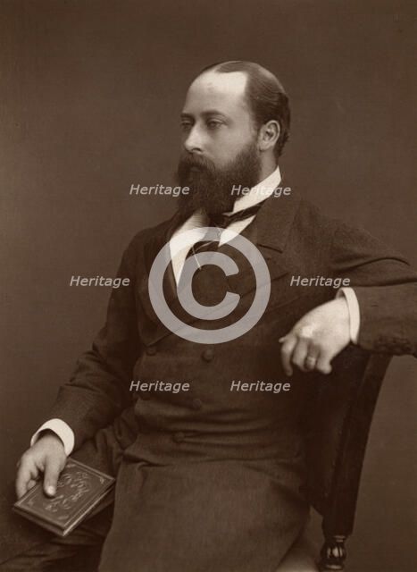 HRH the Prince of Wales, 1876.Artist: Lock & Whitfield