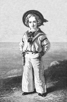 'H.R.H. The Prince of Wales, at the age of Six; after F. Winterhalter 1891 Creator: Franz Xaver Winterhalter