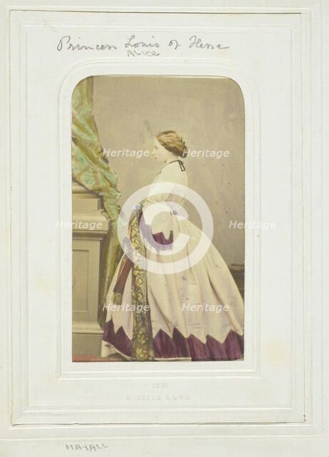 H.R.H. The Princess Alice, 1861. Creator: John Jabez Edwin Mayall.