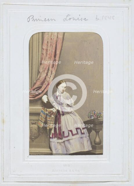 H.R.H. The Princess Louisa, 1861. Creator: John Jabez Edwin Mayall.