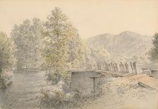 Hron near Banska Bystrica, 1884. Creator: Karoly Lajos Libay