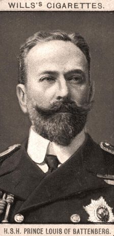 H.S.H Prince Louis of Battenberg, 1908. Creator: WD & HO Wills