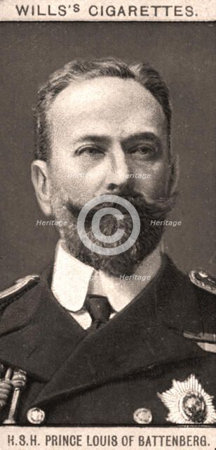 H.S.H Prince Louis of Battenberg, 1908. Creator: WD & HO Wills.